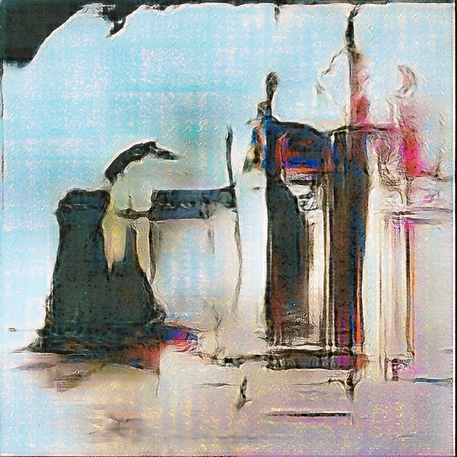 No. 56 - A group of birds sitting on top of a table